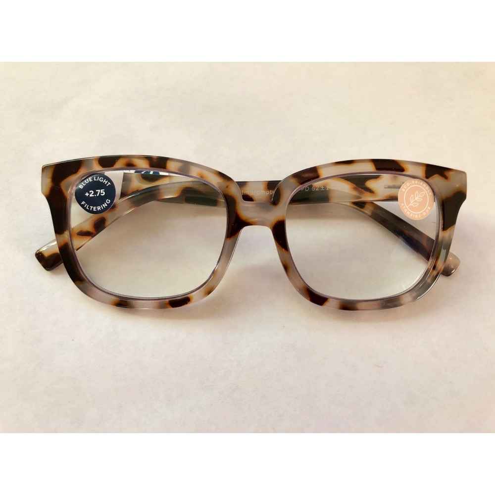 NEW Impromptu Chai Tortoise Peepers Blue light Filter Readers +2.75